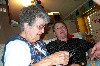 Aunt Bobbye  with James in background