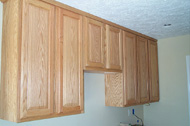 Kitchen cabinets just installed