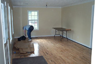 Hardwood floor in the Living Room