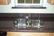 Kitchen sink & granite tops