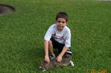 Thomas with Tiger