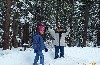 Laura & Thomas playing in the snow